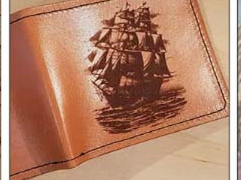 Лазерная гравировка по неметаллу — кожа